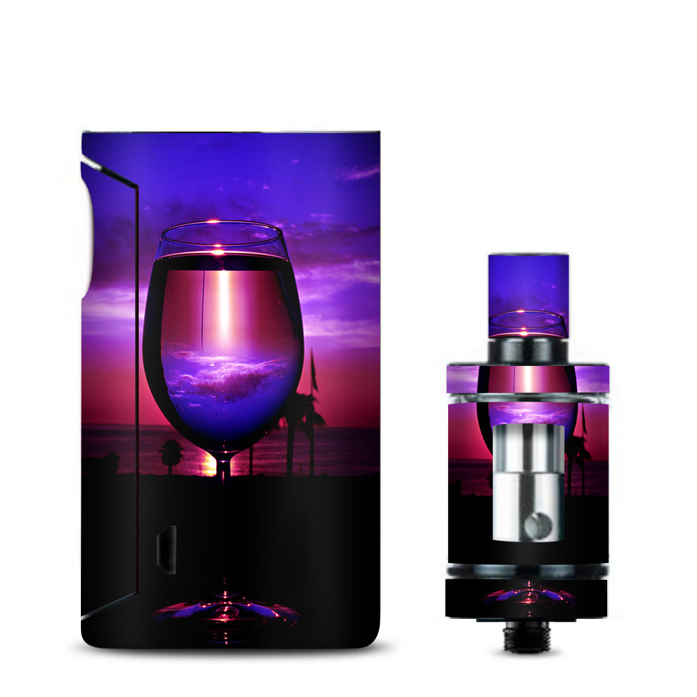  Tropical Sunset Wine Glass Vaporesso Drizzle Fit Skin