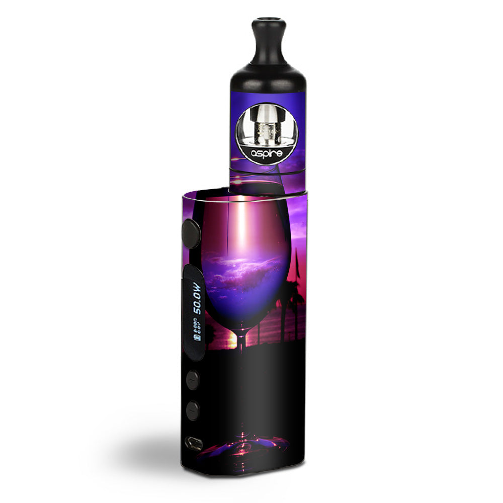  Tropical Sunset Wine Glass Aspire Zelos  Skin