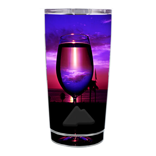 Tropical Sunset Wine Glass Ozark Trail 20oz Tumbler Skin