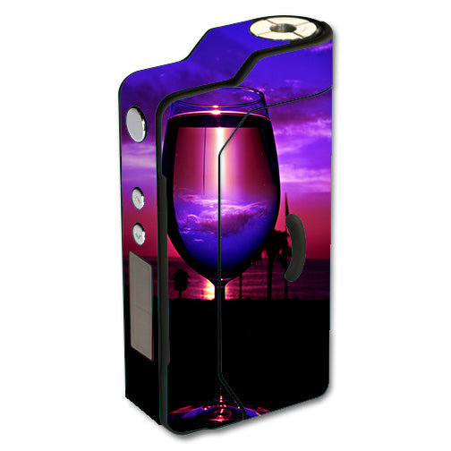  Tropical Sunset Wine Glass Sigelei 150W TC Skin