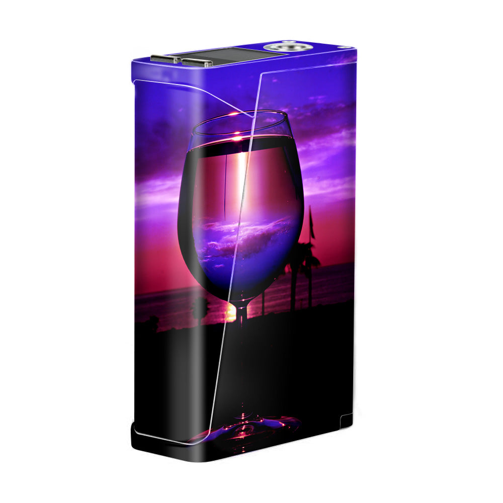  Tropical Sunset Wine Glass Smok H-Priv Skin