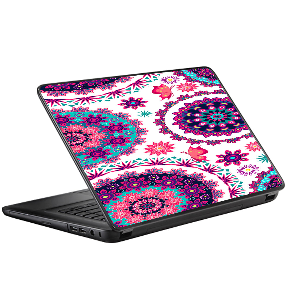  Flowers Paisley Butterfly Mandala Universal 13 to 16 inch wide laptop Skin