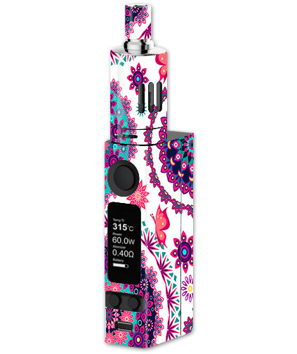  Flowers Paisley Butterfly Mandala Joyetech Evic VTC Mini Skin