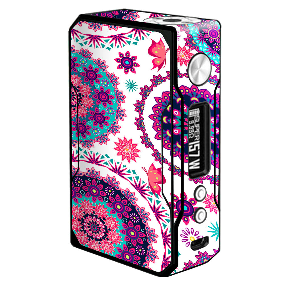  Flowers Paisley Butterfly Mandala Voopoo Drag 157w Skin