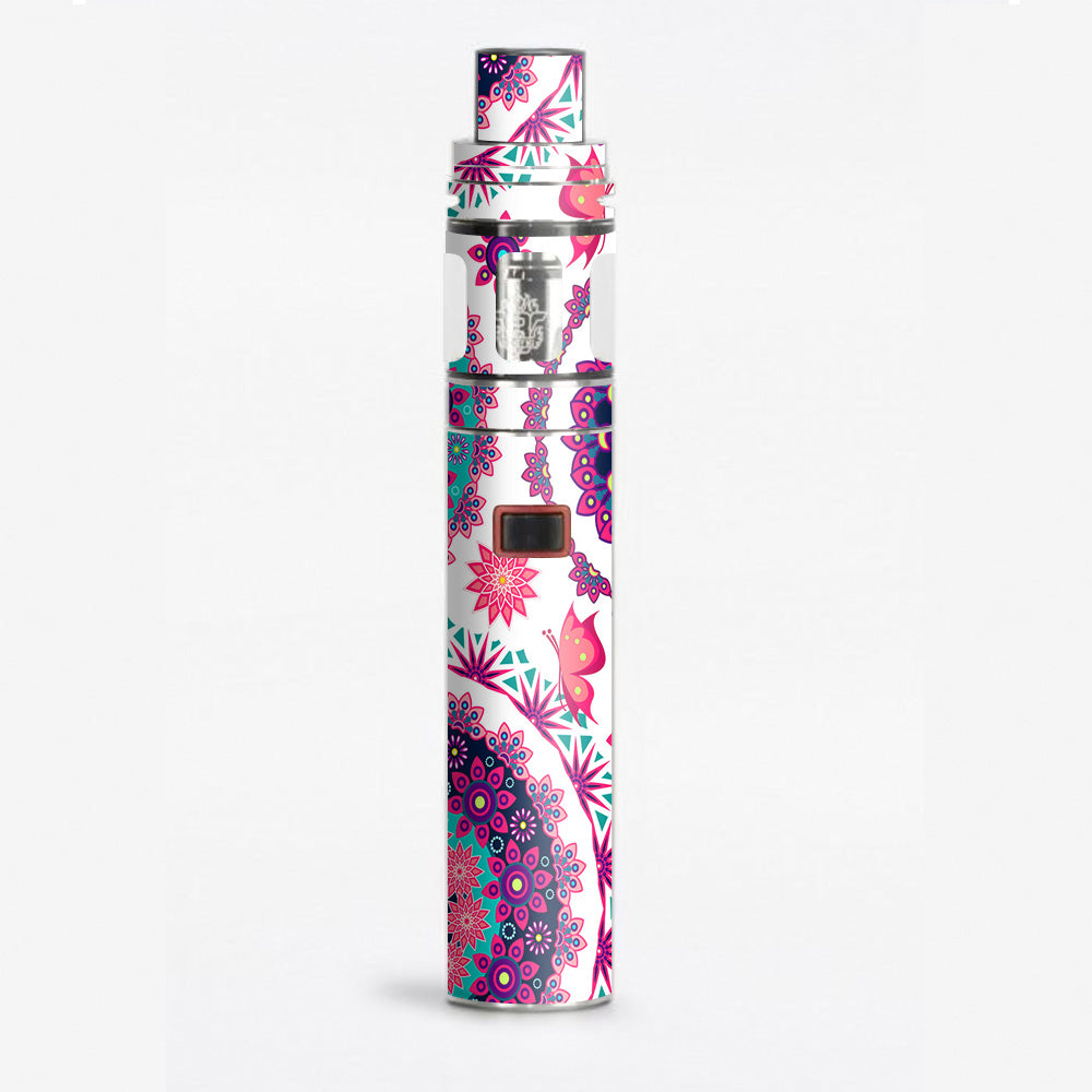  Flowers Paisley Butterfly Mandala Smok Stick X8 Skin