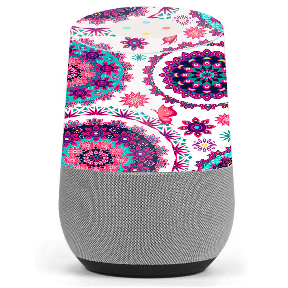  Flowers Paisley Butterfly Mandala Google Home Skin