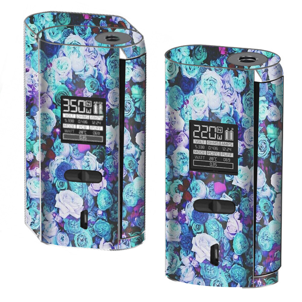  Blue Roses Floral Pattern Smok GX2/4 350w Skin