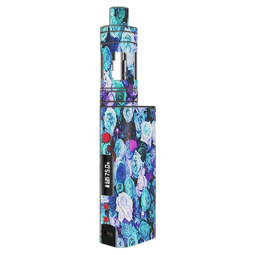  Blue Roses Floral Pattern Kangertech Topbox mini Skin