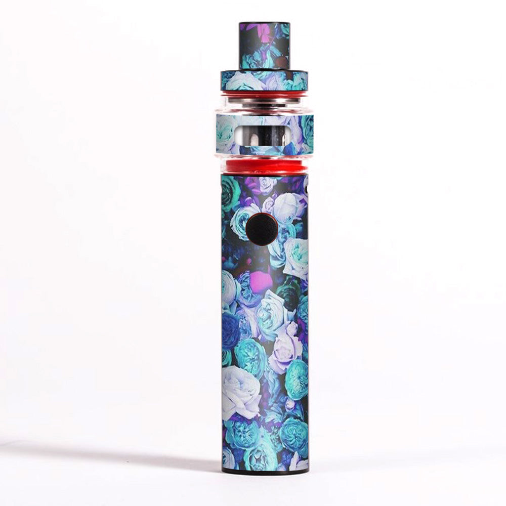  Blue Roses Floral Pattern Smok Pen 22 Light Edition Skin