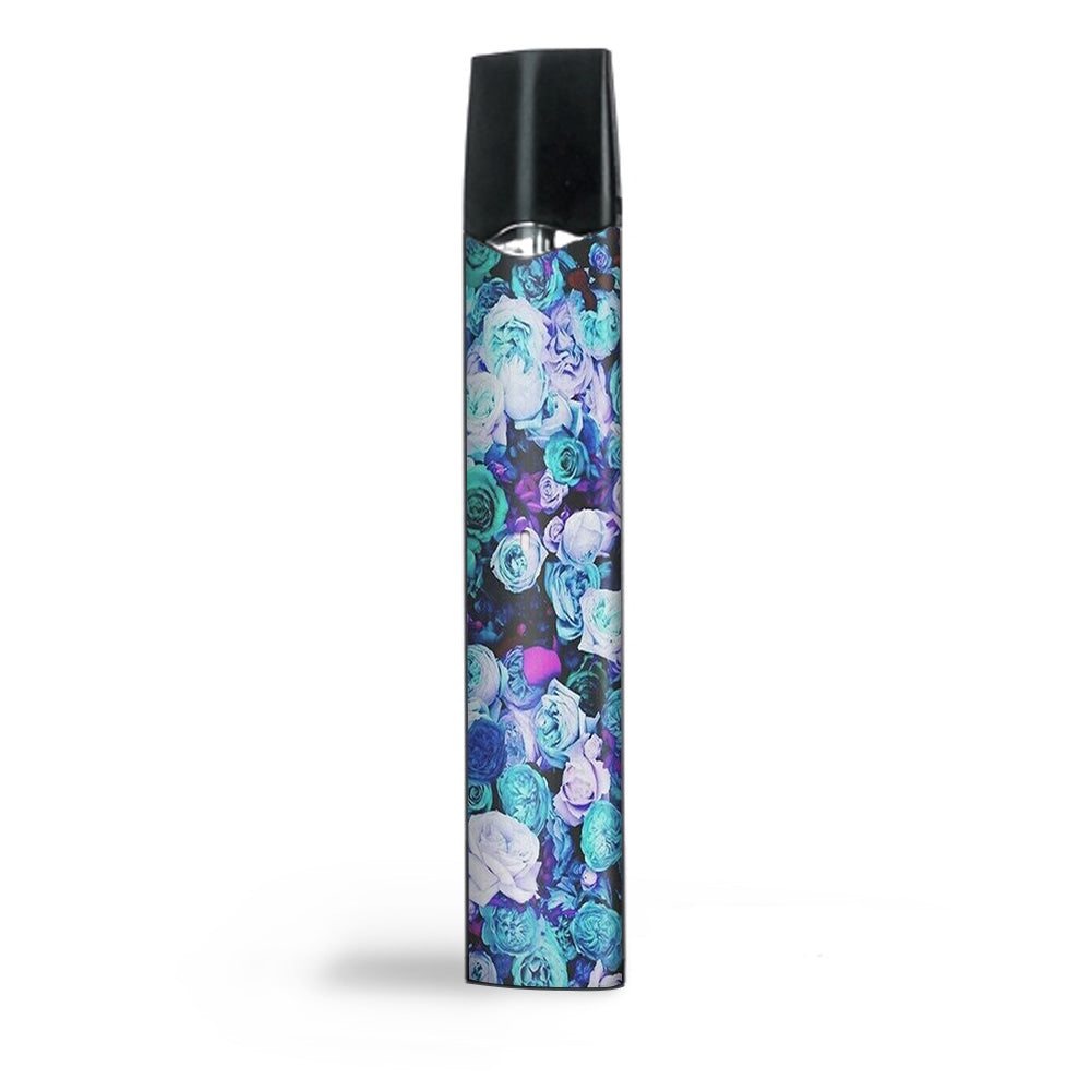  Blue Roses Floral Pattern Smok Infinix Ultra Portable Skin