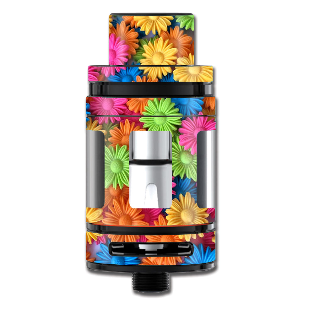  Colorful Wax Daisies Flowers Smok TFV8 Mini Big Baby Beast Skin