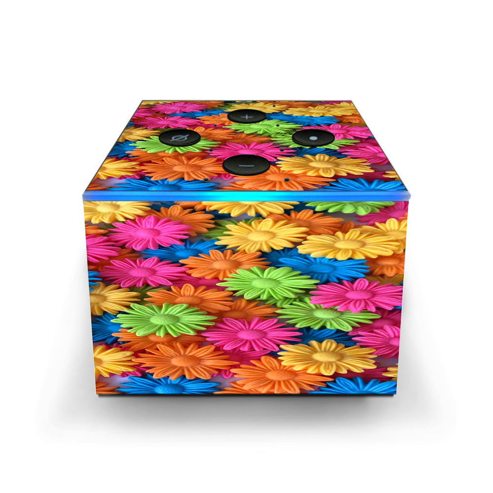  Colorful Wax Daisies Flowers Amazon Fire TV Cube Skin