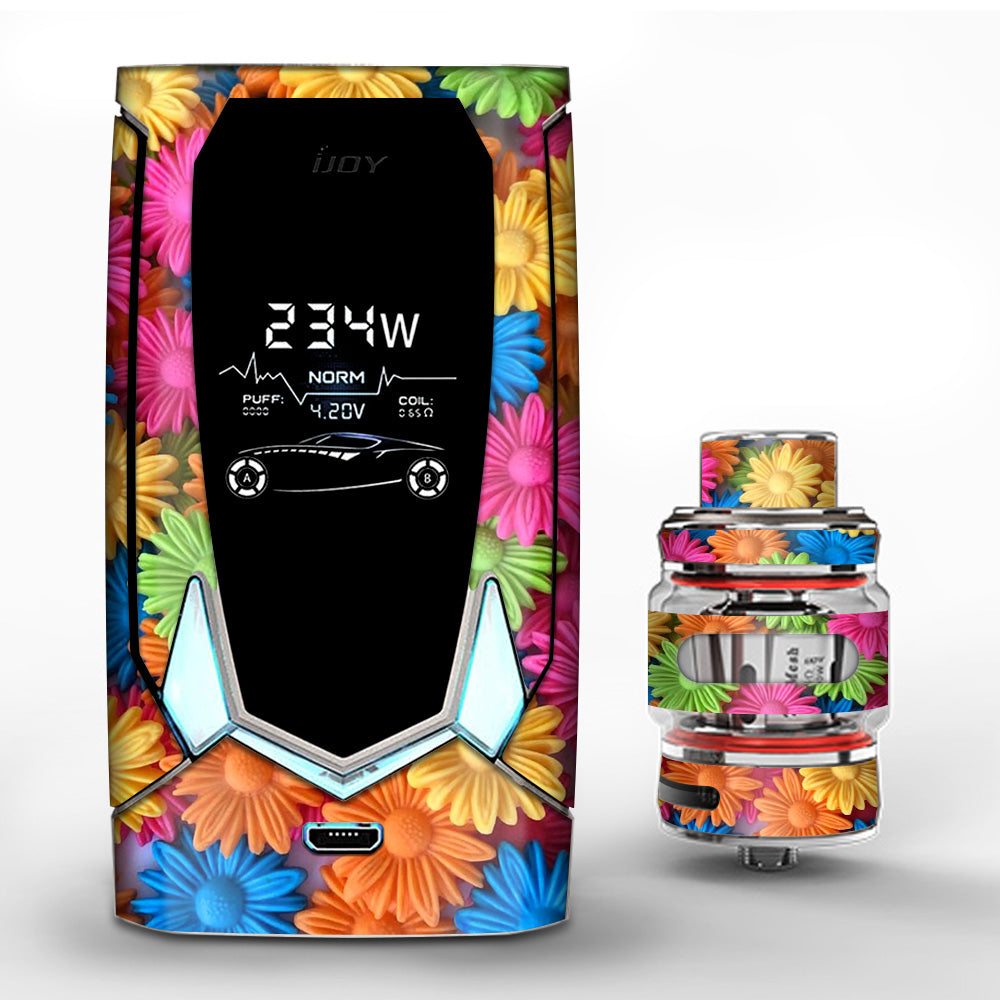  Colorful Wax Daisies Flowers iJoy Avenger 270 Skin