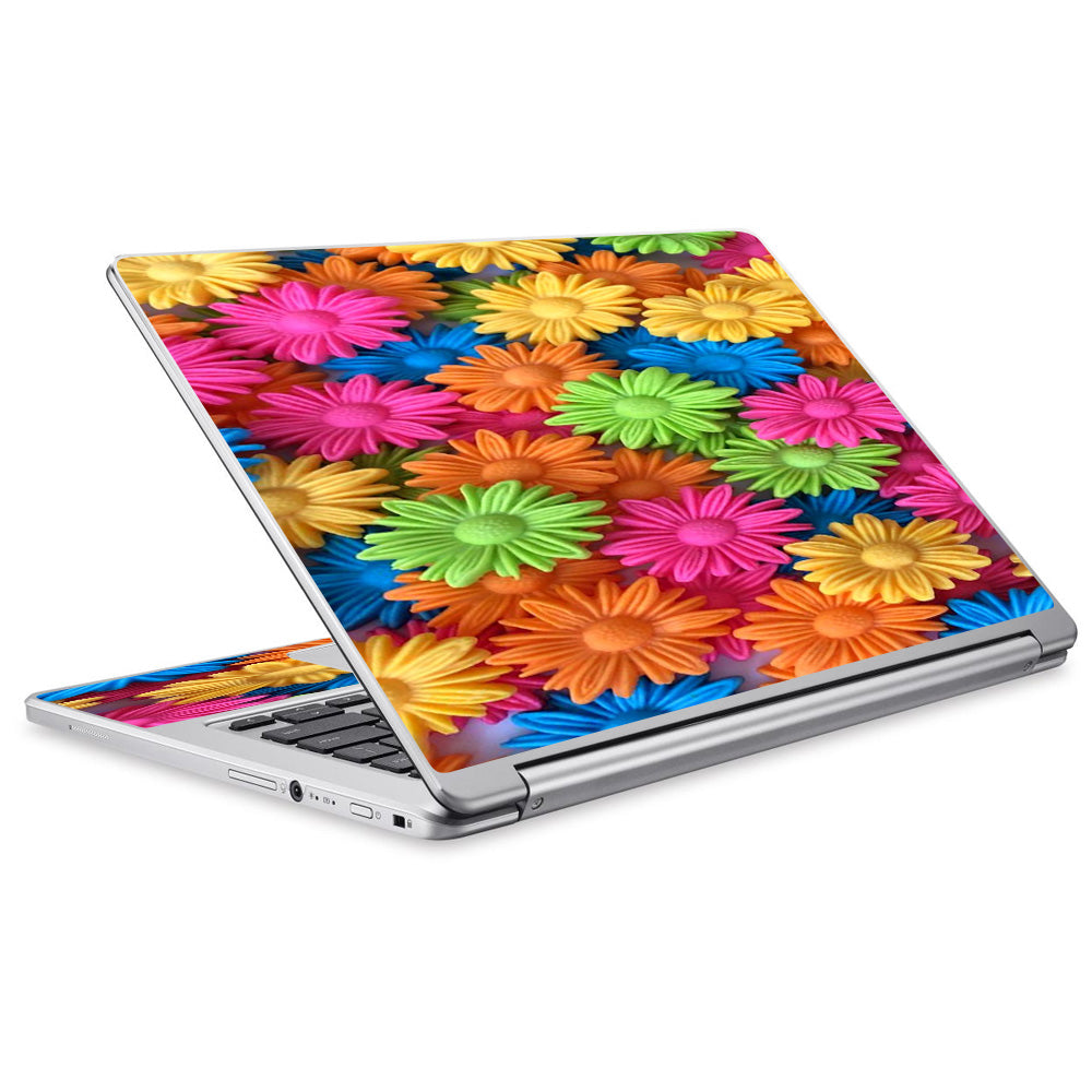  Colorful Wax Daisies Flowers Acer Chromebook R13 Skin