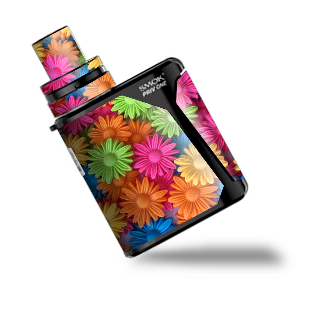  Colorful Wax Daisies Flowers Smok Priv One Skin