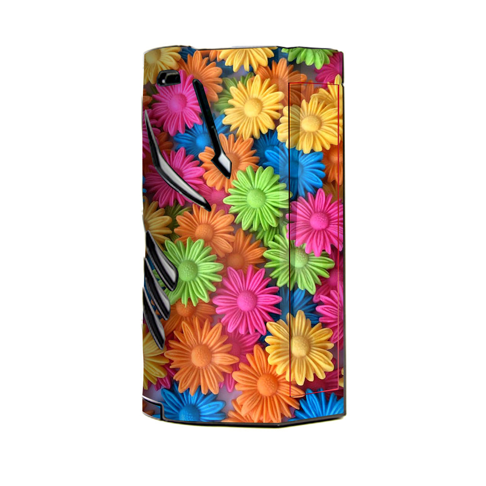  Colorful Wax Daisies Flowers T-Priv 3 Smok Skin