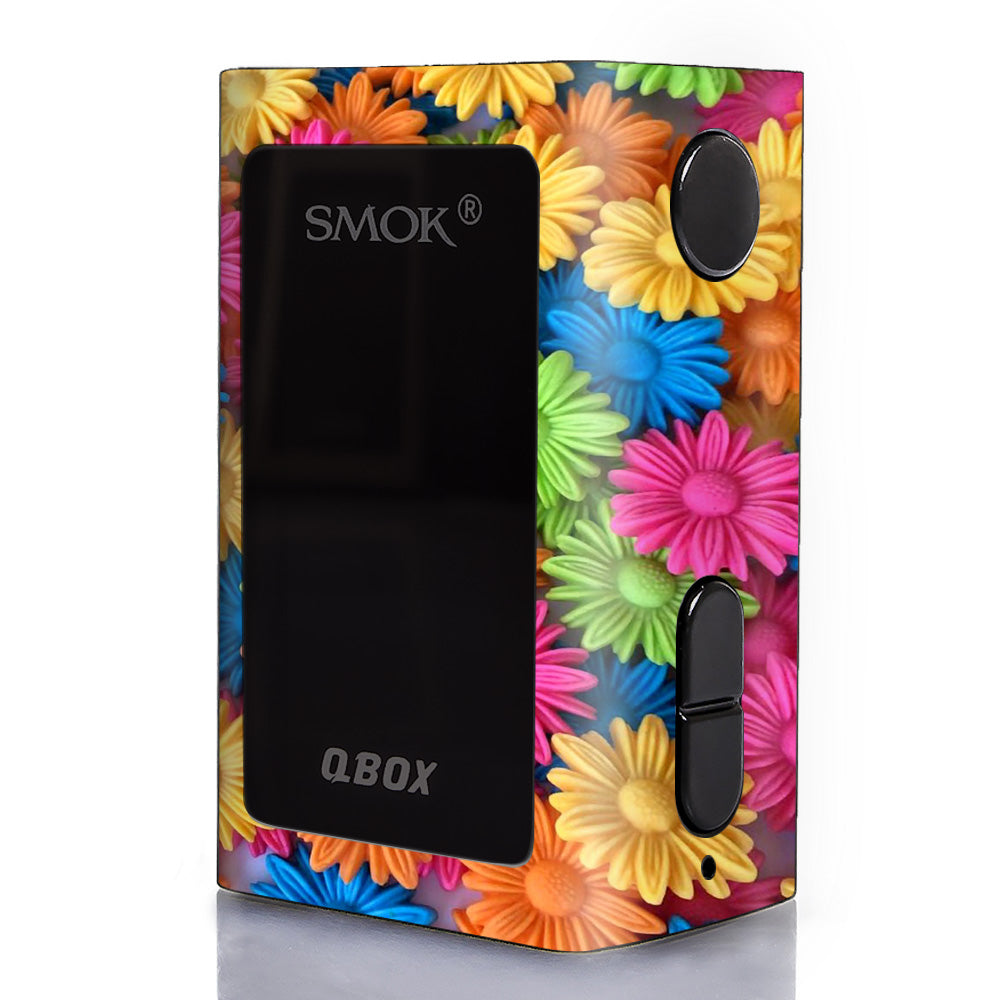  Colorful Wax Daisies Flowers Smok Q-Box Skin