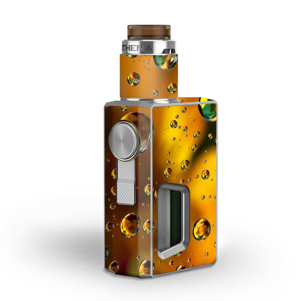  Gold Water Drops Droplets Geekvape Athena Squonk Skin