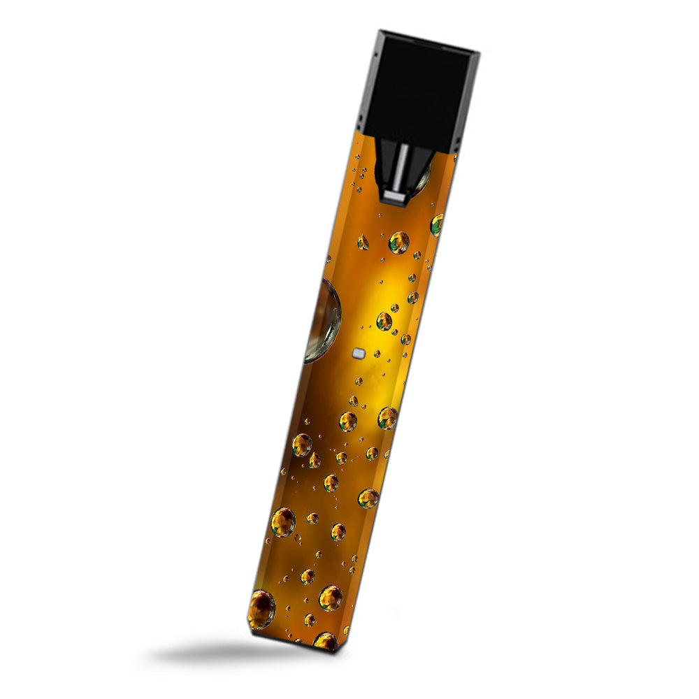  Gold Water Drops Droplets Smok Fit Ultra Portable Skin