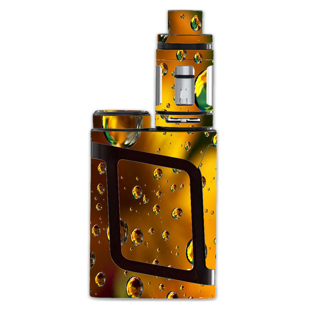  Gold Water Drops Droplets Smok Alien AL85 Skin