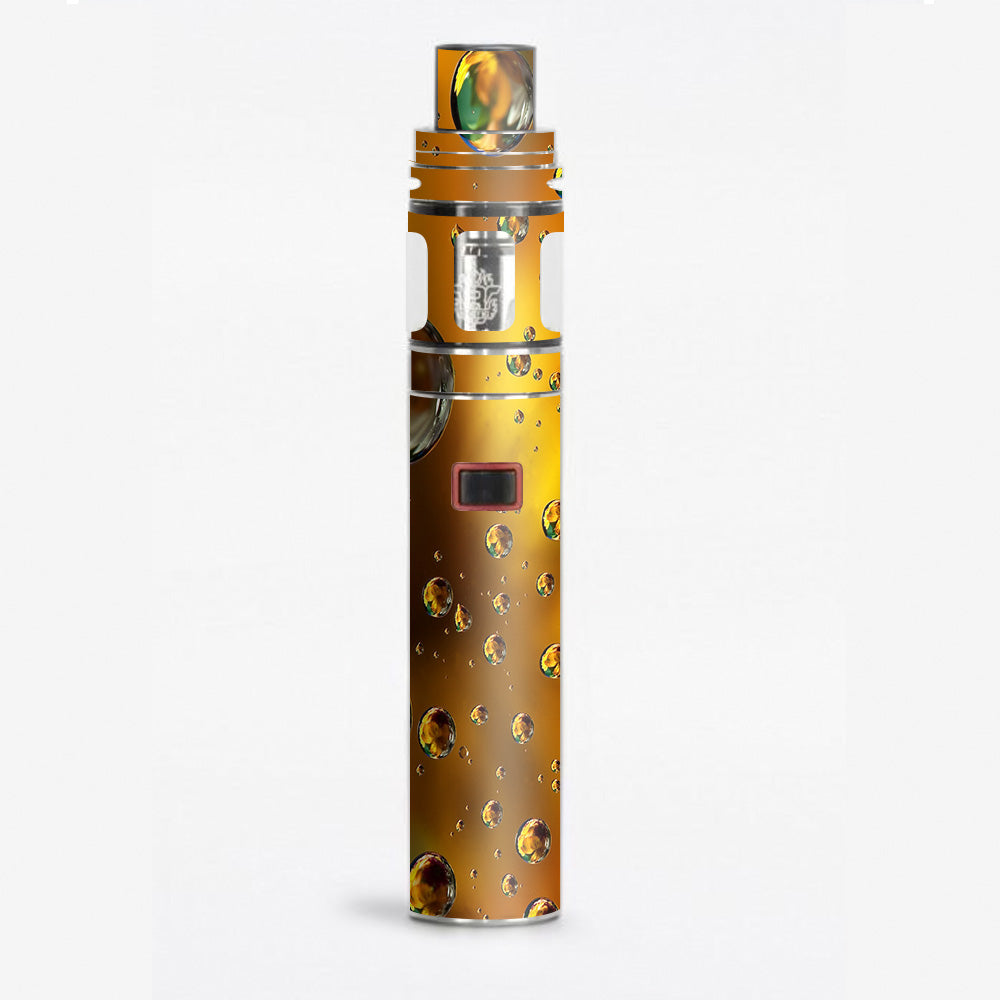  Gold Water Drops Droplets Smok Stick X8 Skin