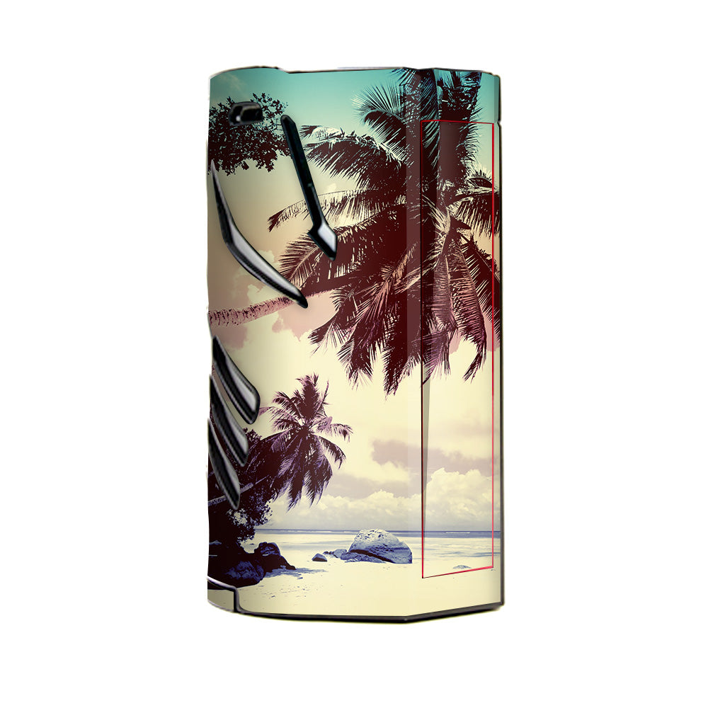  Faded Beach Palm Tree Tropical T-Priv 3 Smok Skin