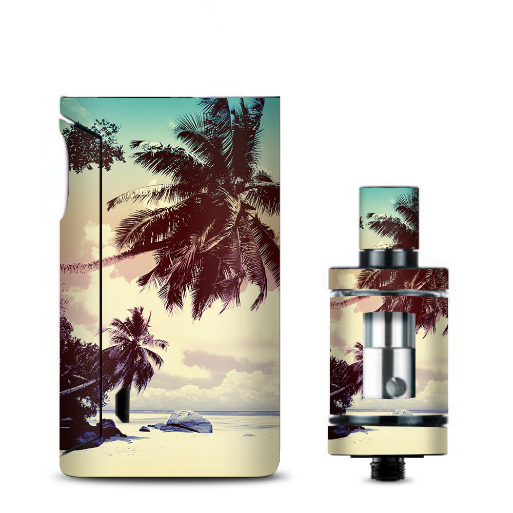  Faded Beach Palm Tree Tropical Vaporesso Drizzle Fit Skin