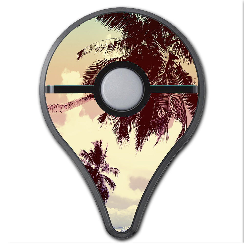  Faded Beach Palm Tree Tropical Pokemon Go Plus Skin