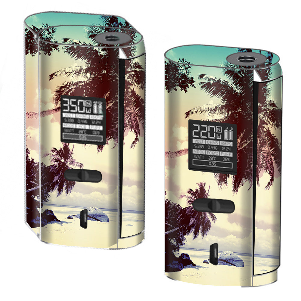  Faded Beach Palm Tree Tropical Smok GX2/4 350w Skin