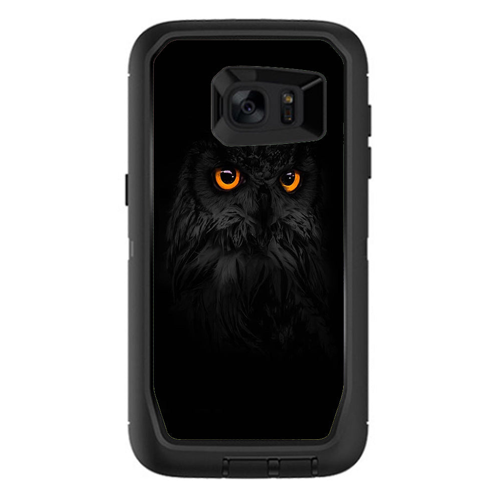  Owl Eyes In The Dark Otterbox Defender Samsung Galaxy S7 Edge Skin