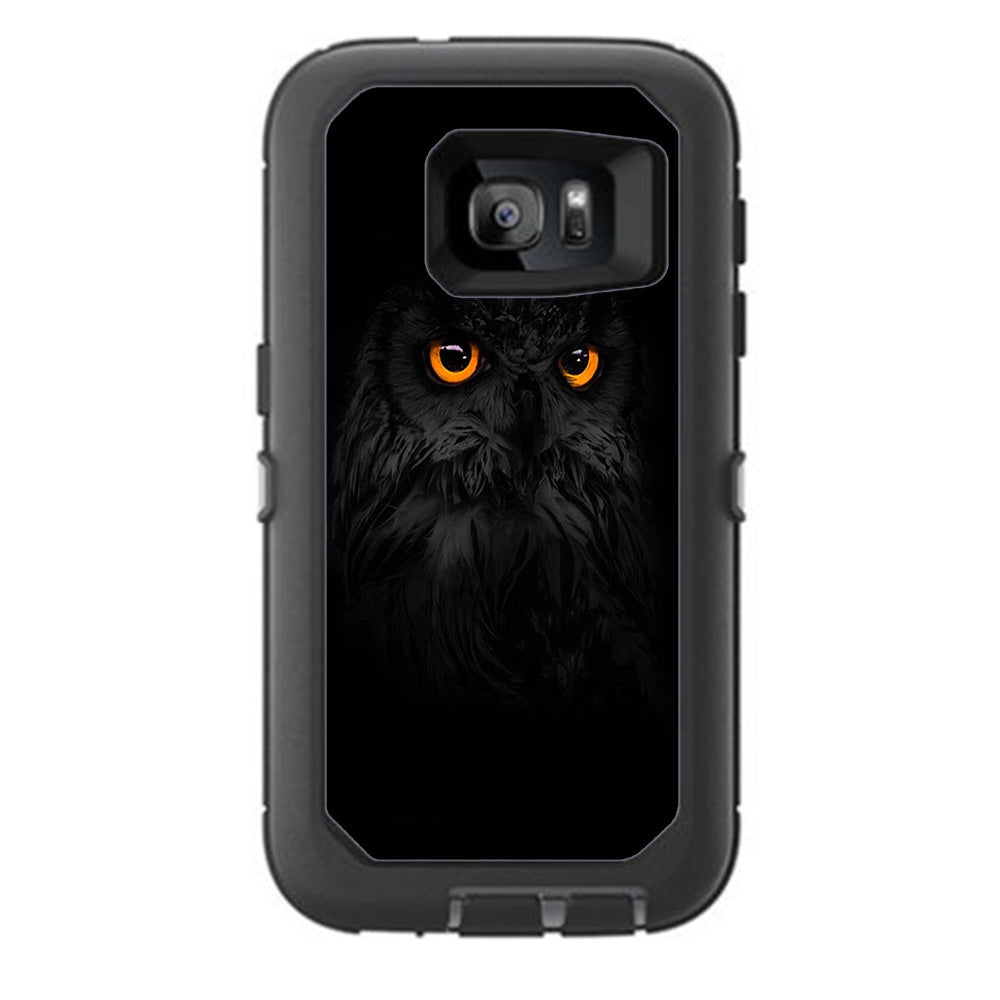  Owl Eyes In The Dark Otterbox Defender Samsung Galaxy S7 Skin