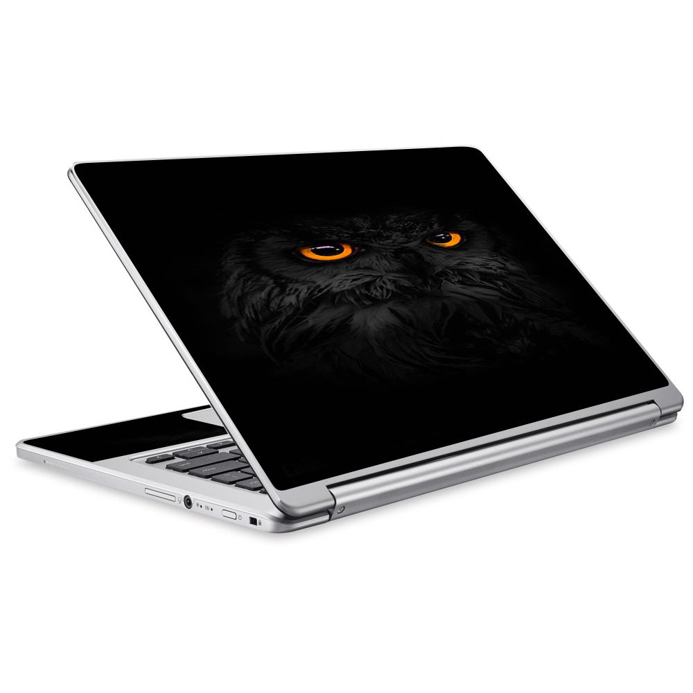 Owl Eyes In The Dark Acer Chromebook R13 Skin