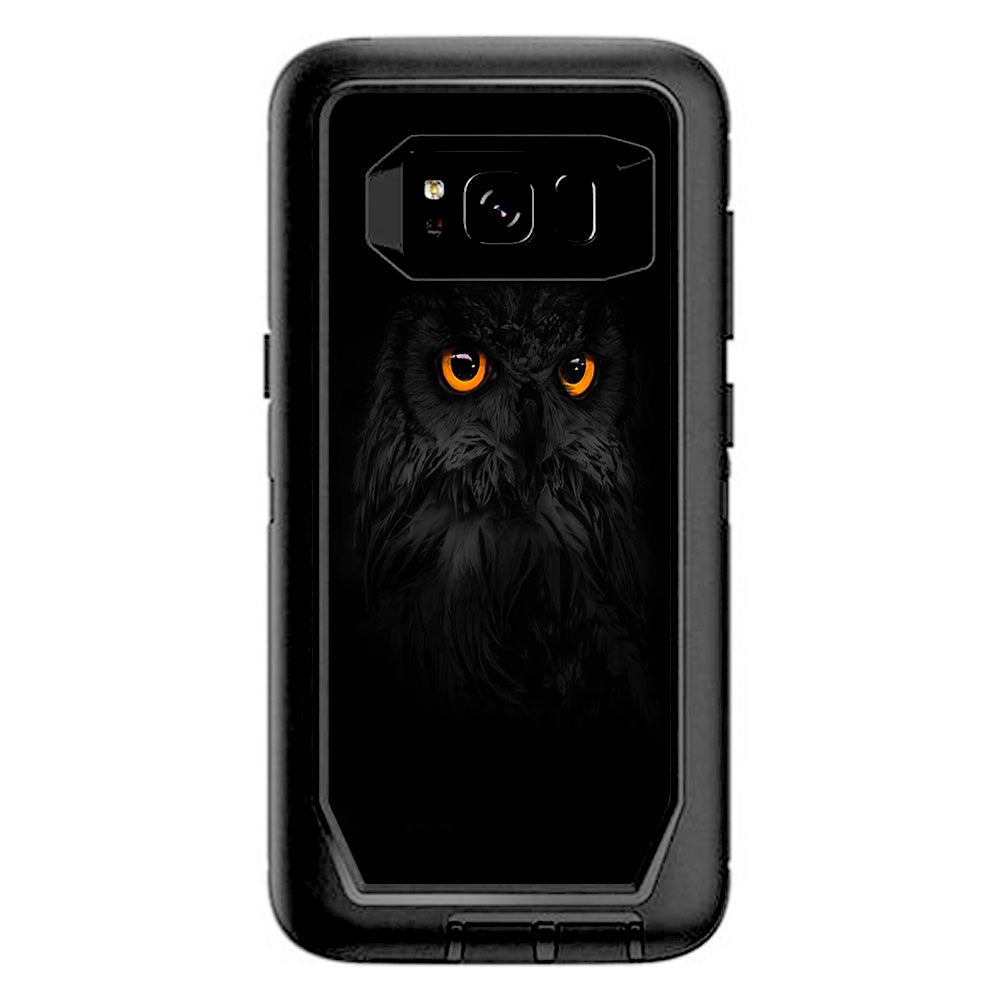  Owl Eyes In The Dark Otterbox Defender Samsung Galaxy S8 Skin