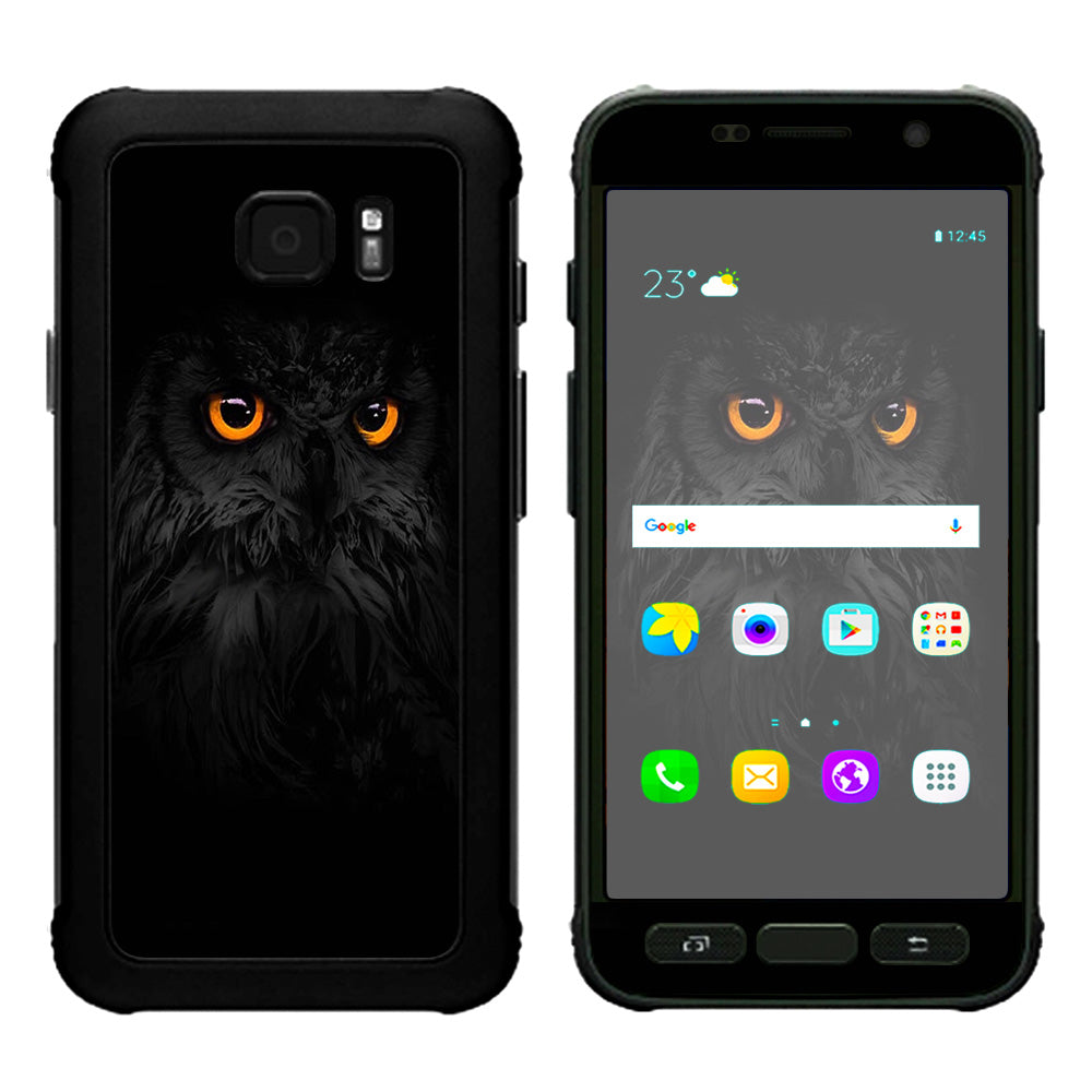  Owl Eyes In The Dark Samsung Galaxy S7 Active Skin