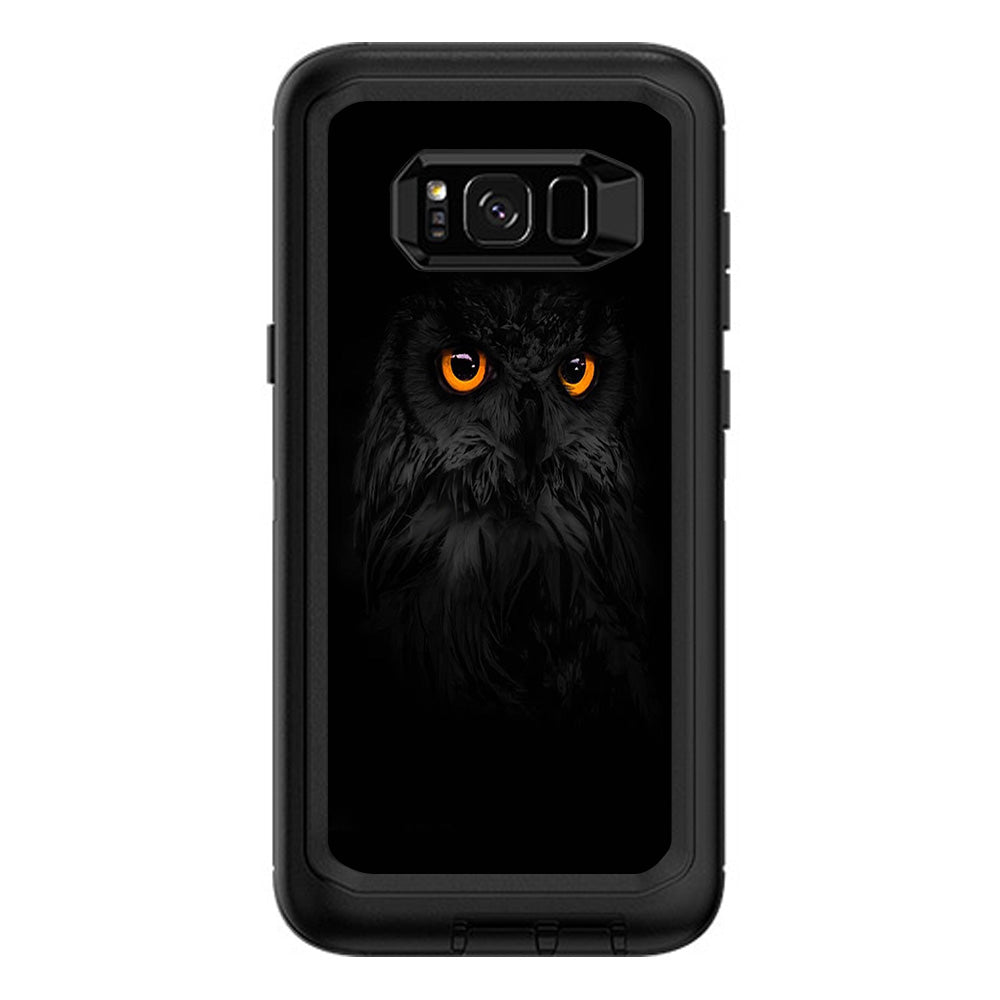  Owl Eyes In The Dark Otterbox Defender Samsung Galaxy S8 Plus Skin