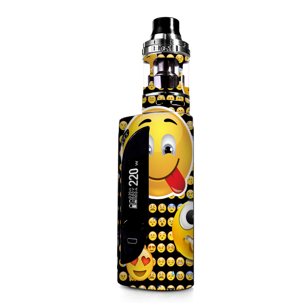 Skins Decals for Eleaf Ikonn 220W Vape / Silly Emojis itsaskin.com Skins Decals for Eleaf Ikonn 220W Vape / Silly Emojis itsaskin.com