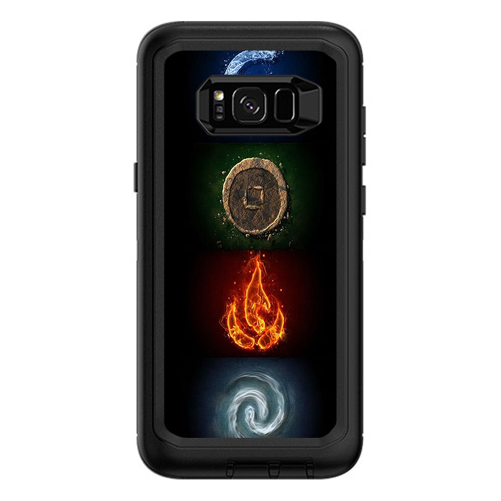  Elements Water Earth Fire Air Otterbox Defender Samsung Galaxy S8 Plus Skin