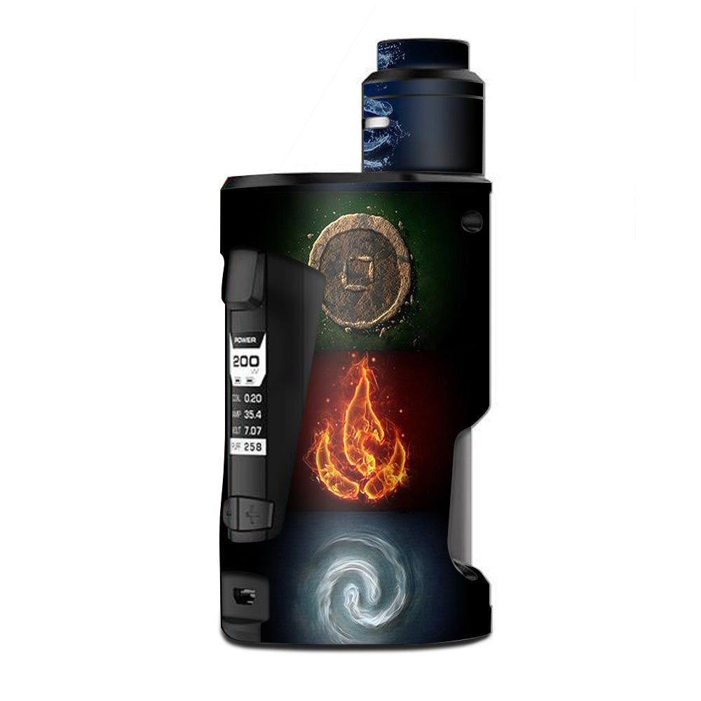  Elements Water Earth Fire Air G Box Squonk Geek Vape Skin