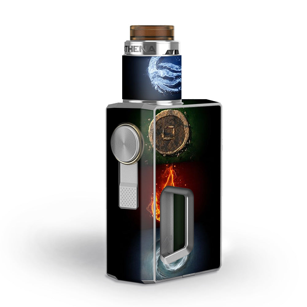  Elements Water Earth Fire Air Geekvape Athena Squonk Skin