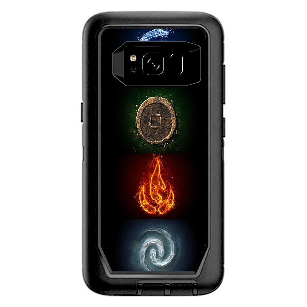  Elements Water Earth Fire Air Otterbox Defender Samsung Galaxy S8 Skin