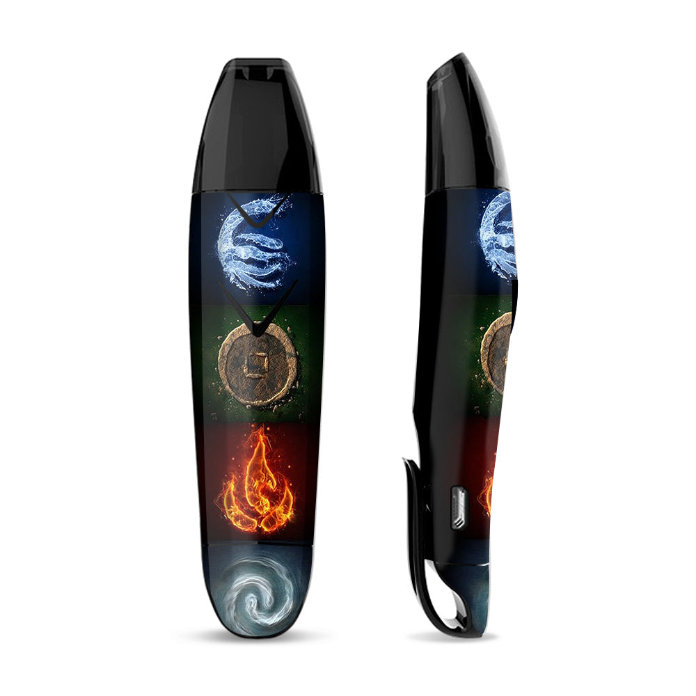 Skin Decal Vinyl Wrap for Suorin Vagon  Vape / Elements Water Earth Fire Air