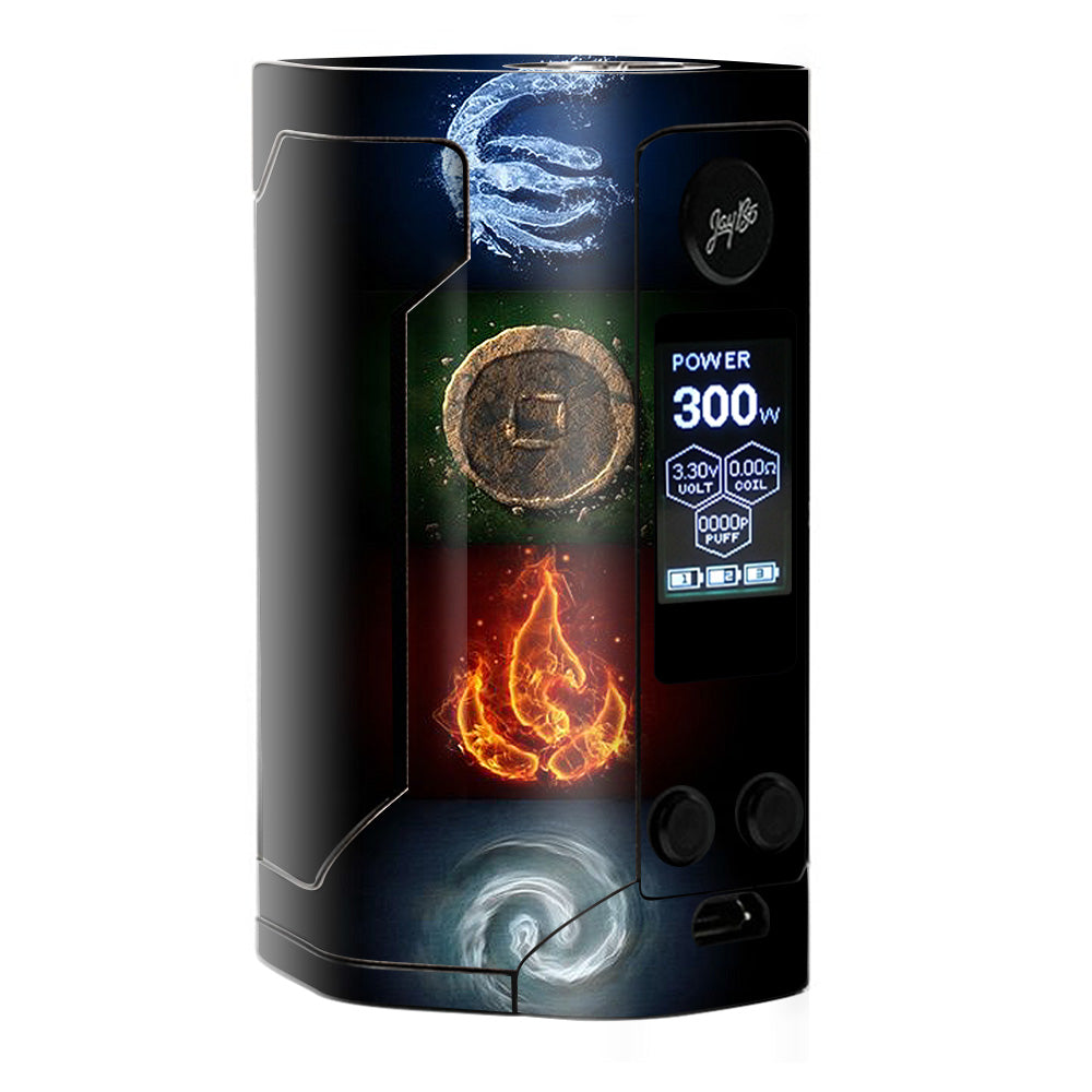  Elements Water Earth Fire Air Wismec RX Gen 3 Skin