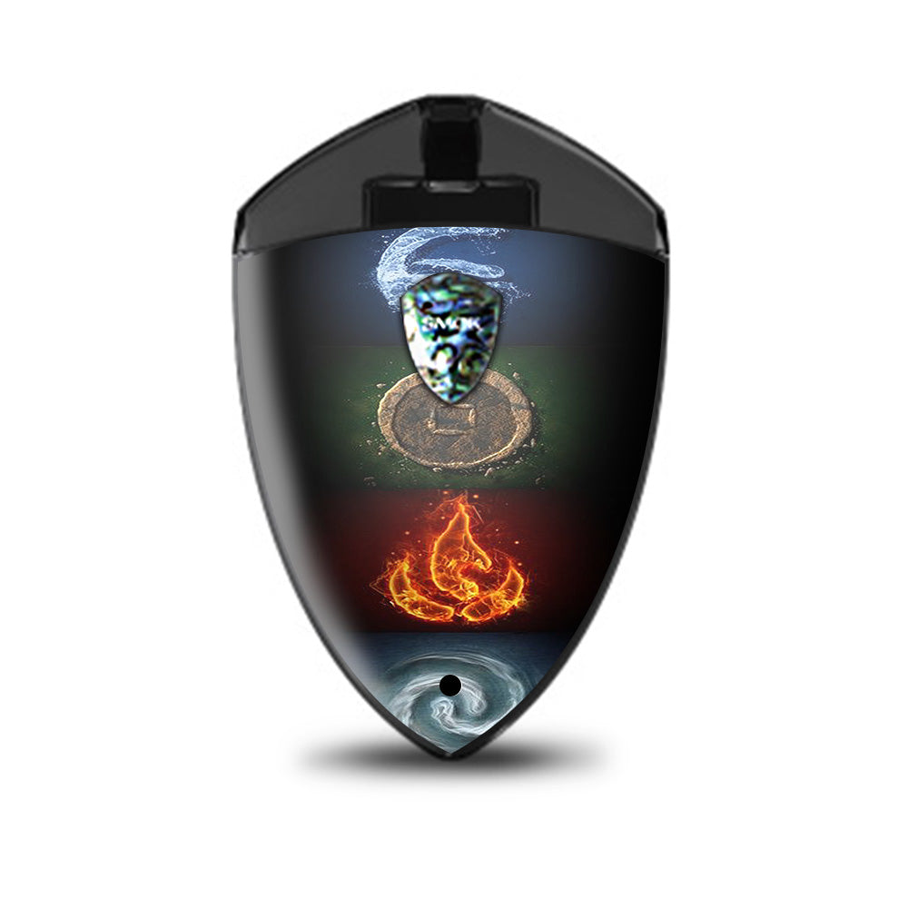  Elements Water Earth Fire Air Smok Rolo Badge Skin