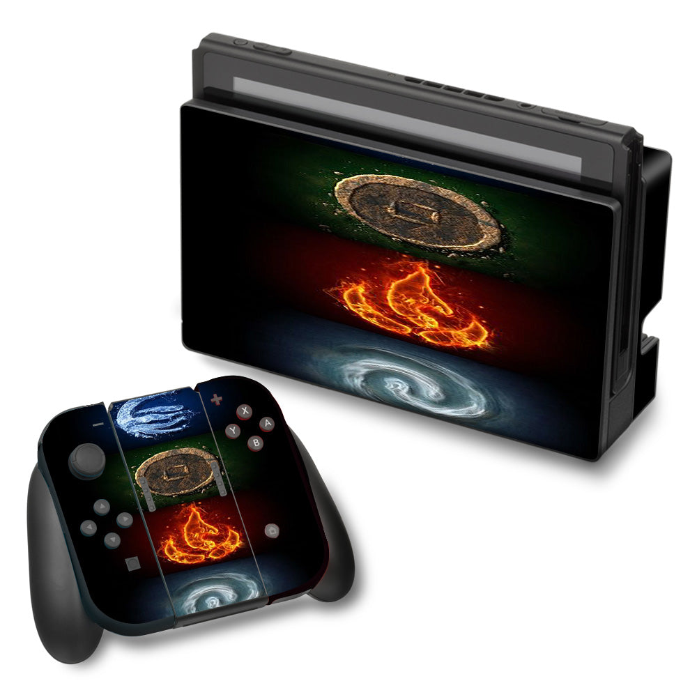  Elements Water Earth Fire Air Nintendo Switch Skin