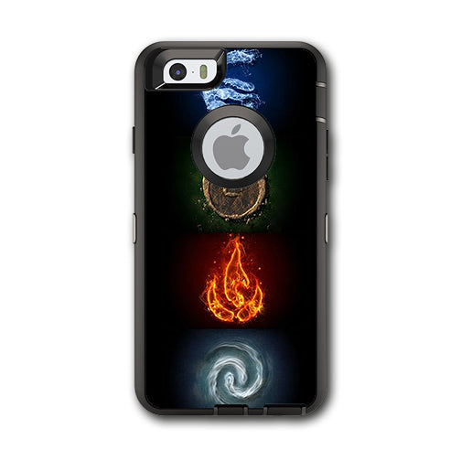  Elements Water Earth Fire Air Otterbox Defender iPhone 6 Skin