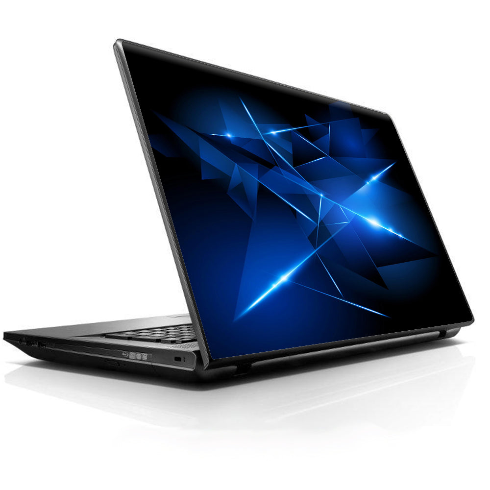  Triangle Razor Blue Shapes Universal 13 to 16 inch wide laptop Skin