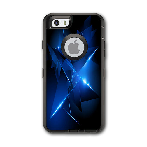  Triangle Razor Blue Shapes Otterbox Defender iPhone 6 Skin