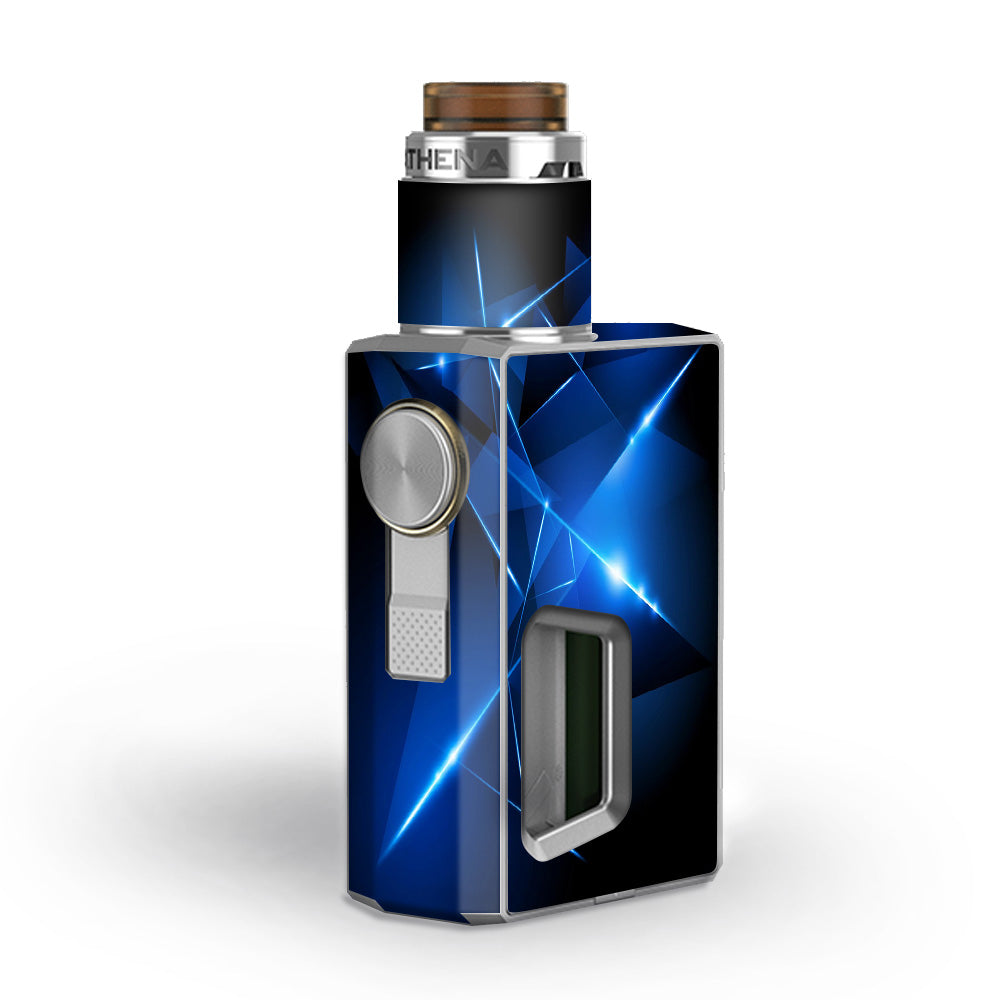  Triangle Razor Blue Shapes Geekvape Athena Squonk Skin