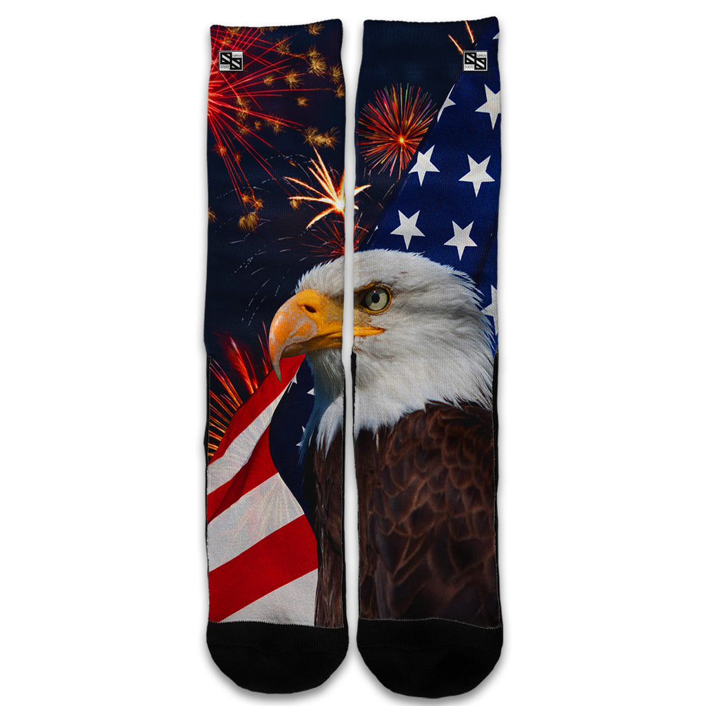  Eagle America Flag Independence Universal Socks