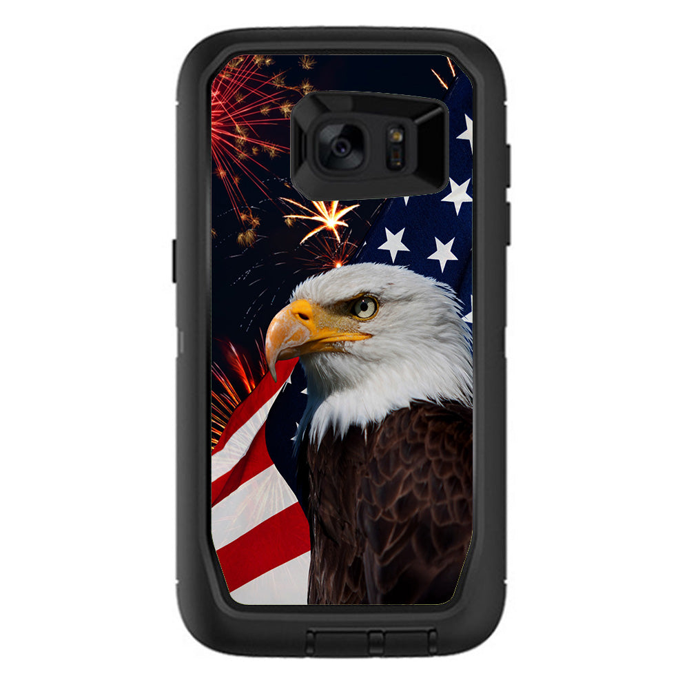  Eagle America Flag Independence Otterbox Defender Samsung Galaxy S7 Edge Skin